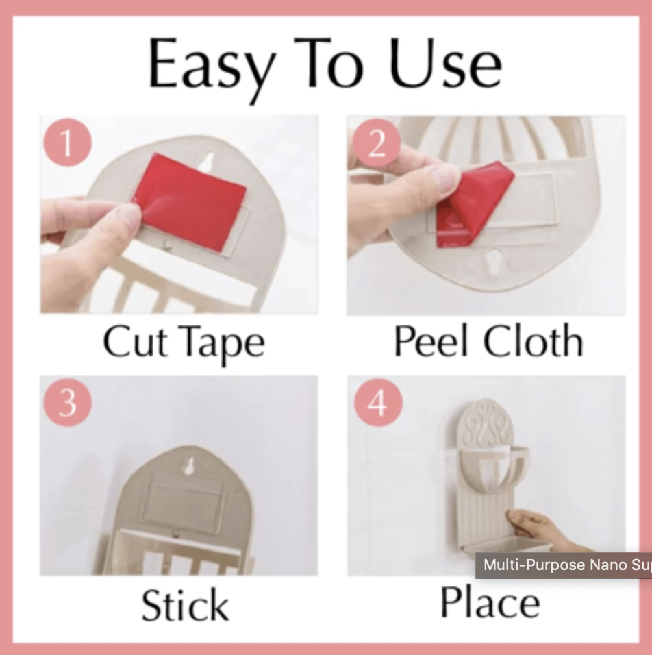 Multi-Purpose Nano Super Adhesive Tape Roll